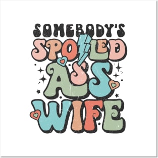 Funky Retro Spoiled Wife, Vintage Inspired, Fun Posters and Art